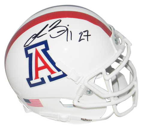 LANCE BRIGGS SIGNED AUTOGRAPHED ARIZONA WILDCATS WHITE MINI HELMET JSA