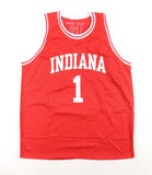 Bob Knight Signed Indiana Hoosiers Career Stat Jersey (JSA COA) "The General"