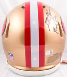 Deion Sanders Signed 49ers F/S 64-95 Speed Authentic Helmet w/Prime Time-Beckett