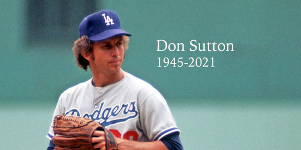 Don Sutton Autographed Grey Los Angeles Dodgers Jersey w/HOF - JSA