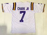 DJ CHARK SIGNED AUTOGRAPHED CUSTOM COLLEGE STYLE JERSEY BECKETT COA #V55471