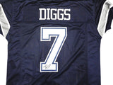 DALLAS COWBOYS TREVON DIGGS AUTOGRAPHED SIGNED BLUE JERSEY TRISTAR STOCK #233665