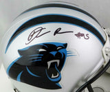 Derrick Brown Autographed Carolina Panthers Mini Helmet - JSA W Auth *Black