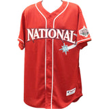 Todd Helton Signed National League Majestic Red XL Jersey Beckett 45060