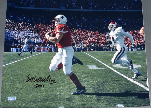 ERIC CROUCH SIGNED AUTOGRAPHED NEBRASKA CORNHUSKERS 16x20 PHOTO COA