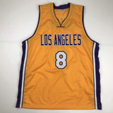 Autographed/Signed KOBE BRYANT #8 Los Angeles LA Yellow Jersey PSA/DNA COA Auto