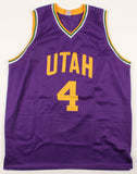 Adrian Dantley Signed Utah Jazz Jersey Inscribed "HOF 2008" (Schwartz COA)