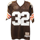 Jim Brown Signed Browns Players Of The Century 52 Jersey ROY BAS 48476