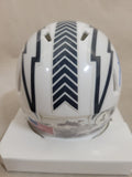 LADD MCCONKEY SIGNED LA CHARGERS STS 3 SPEED MINI HELMET BECKETT QR