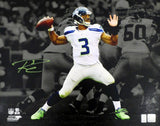 RUSSELL WILSON AUTOGRAPHED 16X20 PHOTO SEAHAWKS 2012 FIRST GAME RW HOLO 159122