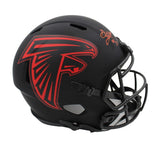 Drake London Signed Atlanta Falcons Speed Full Size Eclipse NFL Helmet