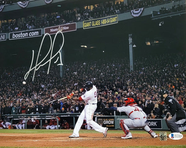 David Ortiz Signed Boston Red Sox 2013 World Series 11x14 Photo Beckett