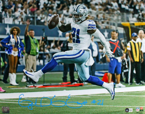 Ezekiel Elliott Autographed Dallas Cowboys 16x20 TD Photo-Beckett W Hologram