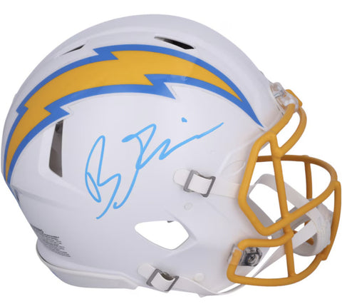 Brenden Rice Autographed Los Angeles Chargers Authentic Speed Helmet Fanatics