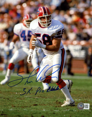 Shane Conlan Autographed/Signed Buffalo Bills 8x10 Photo Beckett 46280