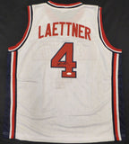 Team USA Christian Laettner Autographed Signed White Jersey JSA #WIT755634