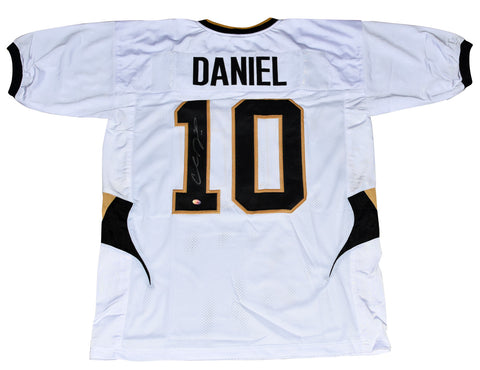 CHASE DANIEL SIGNED AUTOGRAPHED MISSOURI TIGERS #10 WHITE JERSEY GTSM