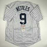 Autographed/Signed GRAIG NETTLES New York Pinstripe Baseball Jersey JSA COA Auto