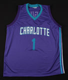 Tyrone "Muggsy" Bogues Signed Charlotte Hornets Jersey (JSA COA) 1st Rd Pck 1987