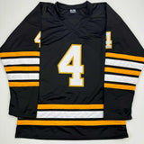 Autographed/Signed Bobby Orr Boston Black Hockey Jersey JSA COA