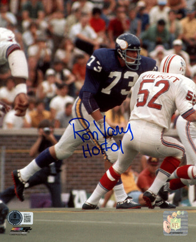 Ron Yary Autographed Minnesota Vikings 8x10 Photo HOF Beckett 45739