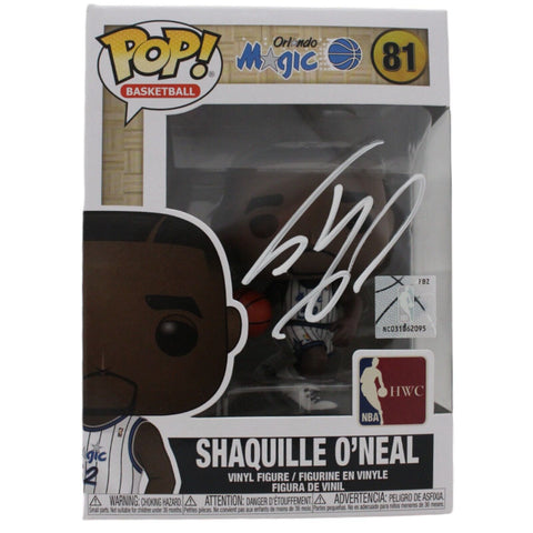 Shaquille O'Neal Autographed Orlando Magic Funko Pop! 81 Beckett 47406