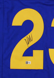 Kyren Williams Signed Los Angeles Custom Blue Jersey