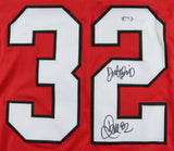 Jamal Anderson Signed Atlanta Falcons Jersey Inscribed "Dirty Bird" PSA Hologram