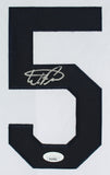 Wander Franco Authentic Signed White Pro Style Jersey Autographed JSA Sig Debut