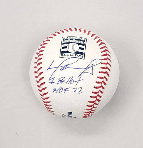 David Ortiz Signed Red Sox MLB Hall Of Fame Baseball W/1 Ballot HOF 22 Beckett