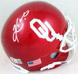 Kyler Murray Signed OU Sooners Schutt Mini Helmet- Beckett *White