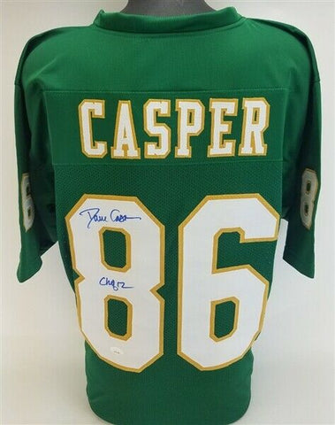 Dave Casper "CHOF 12" Signed Notre Dame Fighting Irish Jersey (JSA COA) Raiders