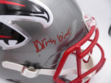 Kyle Pitts Auto Falcons Flash Full Size Helmet Dirty Bird (Smudge) Beckett 25816