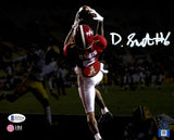 DEVONTA SMITH AUTOGRAPHED 8X10 PHOTO ALABAMA TOUCHDOWN SPOTLIGHT BECKETT 189559