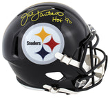 Steelers Jack Lambert "HOF 90" Signed Full Size Speed Rep Helmet BAS Witnessed