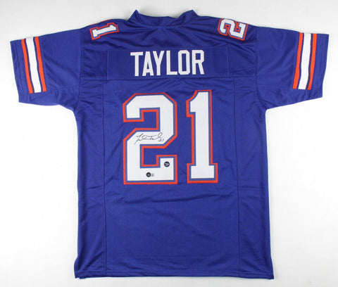 Fred Taylor Signed Florida Gators Jersey (Beckett) Jaguars R.B. (1998-2008)