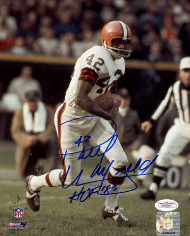 Paul Warfield Autographed Cleveland Browns 8x10 Photo HOF JSA 48301