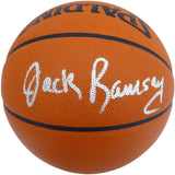 Jack Ramsay Autographed Spalding NBA Basketball Trail Blazers Beckett V62765