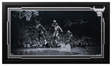 MICHAEL JORDAN Autographed "We Have Liftoff" 36" x 18" Framed Photo UDA LE 123