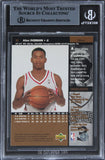 76ers Allen Iverson Authentic Signed 1996 Upper Deck #91 Card BAS Slabbed