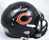 Mike Singletary Autographed Chicago Bears Speed Mini Helmet - Beckett W Hologram