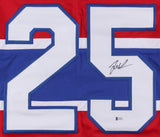 Jacob de la Rose Signed Canadiens Jersey (Beckett COA) Playing career 2012-Now