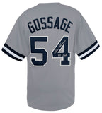 Goose Gossage Signed Grey Custom Baseball Jersey w/HOF 2008 - (SCHWARTZ COA)