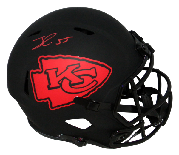 FRANK CLARK AUTOGRAPHED KANSAS CITY CHIEFS ECLIPSE FULL SIZE SPEED HELMET JSA