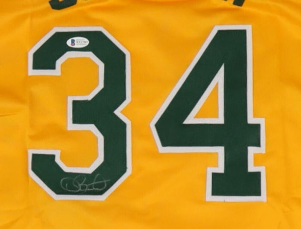 Dave Stewart Oakland Athletics Throwback Baseball Jersey