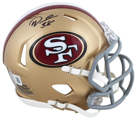 49ers Deommodore Lenoir Authentic Signed Speed Mini Helmet BAS Witnessed