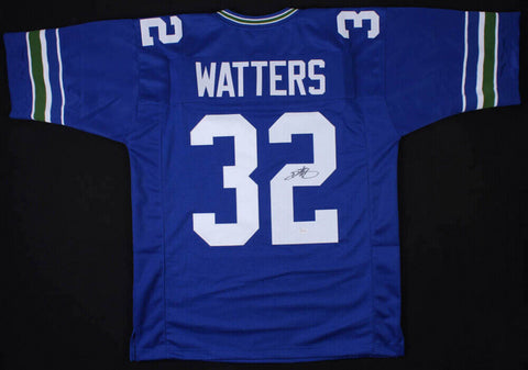 Ricky Watters Signed Seattle Seahawks Jersey (JSA COA) 5xPro Bowl Running Back