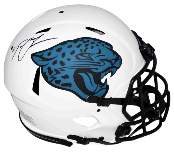 TREVOR LAWRENCE SIGNED JACKSONVILLE JAGUARS AUTHENTIC LUNAR HELMET FANATICS