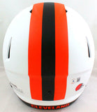 Baker Mayfield Signed Cleveland Browns F/S Lunar Speed Helmet- Beckett W *Orange