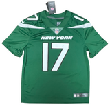 GARRETT WILSON SIGNED NEW YORK JETS #17 GREEN NIKE LIMITED JERSEY FANATICS